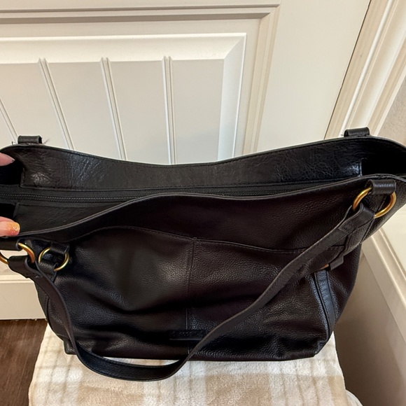 Fossil Sam Black Leather Tote/Shoulder Bag ZB1464001 - Picture 3 of 16